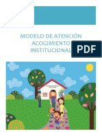 Modelo de AtenciÃ N - Acogimiento Institucional