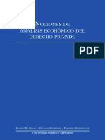 Nociones Del Analisis Económico Del Derecho Privado