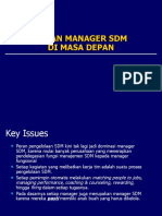 Peran Manager SDM