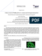 Culture System For Wolffia Globosa L. (Lemnaceae) For Hygiene Human Food