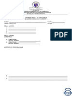 Answer Sheet in English 10 Quarter 3 Module 2 Lesson 1