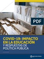 Covid Impacto en La Educacion