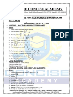 The Concise Academy: Guess For All Punjab Board Exam 2021 (ALP)