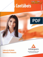 Caderno de Atividades Impressao Cco4 Matematica Financeira