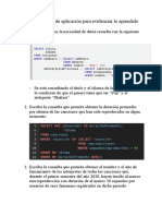 Semana 5 - Actividades de Aplicación para Evidenciar Lo Aprendido