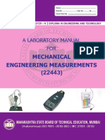 Mechanical Engineering Measurement