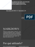Markdown y Markup