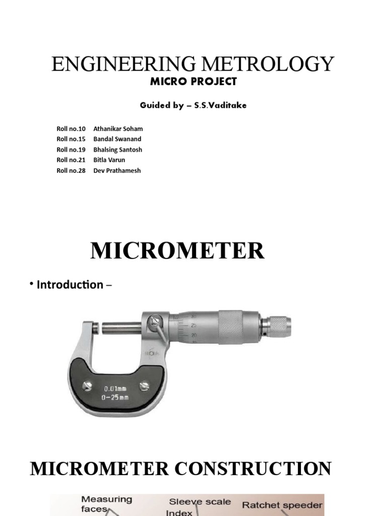 Engineering Metrology PDF