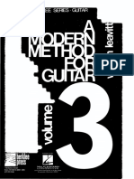 A Modern Method for Guitar v.3 William Leavitt