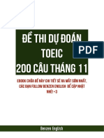 De Thi Toeic Thang 11