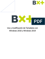 Uso y Modificación de Templates Con Windows 2016 y Parametros para VM de SAP
