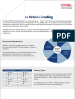Business School Grading Crisil: Assessment Parameters