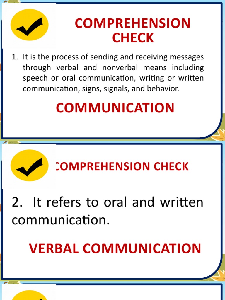Communication Skills Quiz | PDF | Nonverbal Communication | Communication