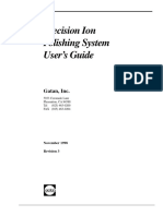 Precision Ion Polishing System User's Guide: Gatan, Inc