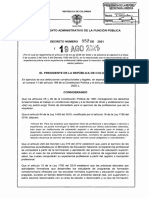 Decreto 952 Del 19 de Agosto de 2021