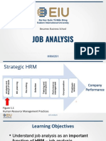 Job Analysis at Becamex Business School