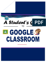 Student Quick Guide To Google Classroom Final