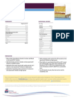 White Layer Cake: Nutritional Content Ingredients