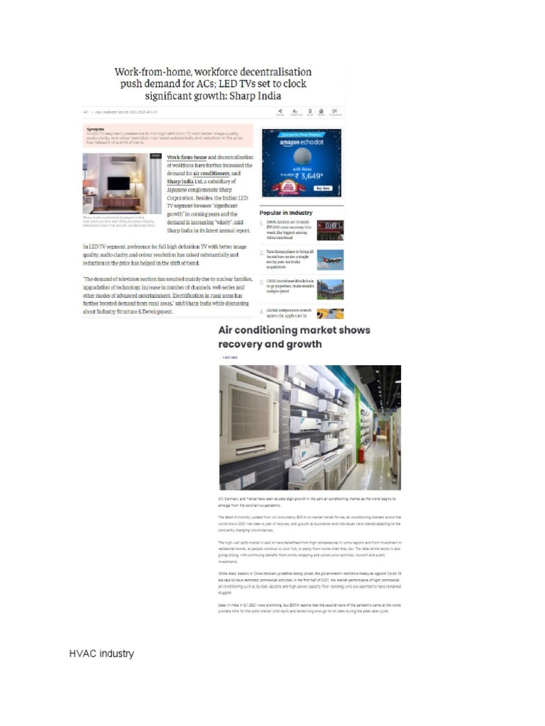 HVAC Industry Analysis PDF