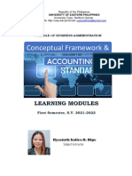 Conceptual Framework & Accounting: College of Business Administration
