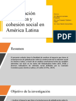 Cohesión social y globalización