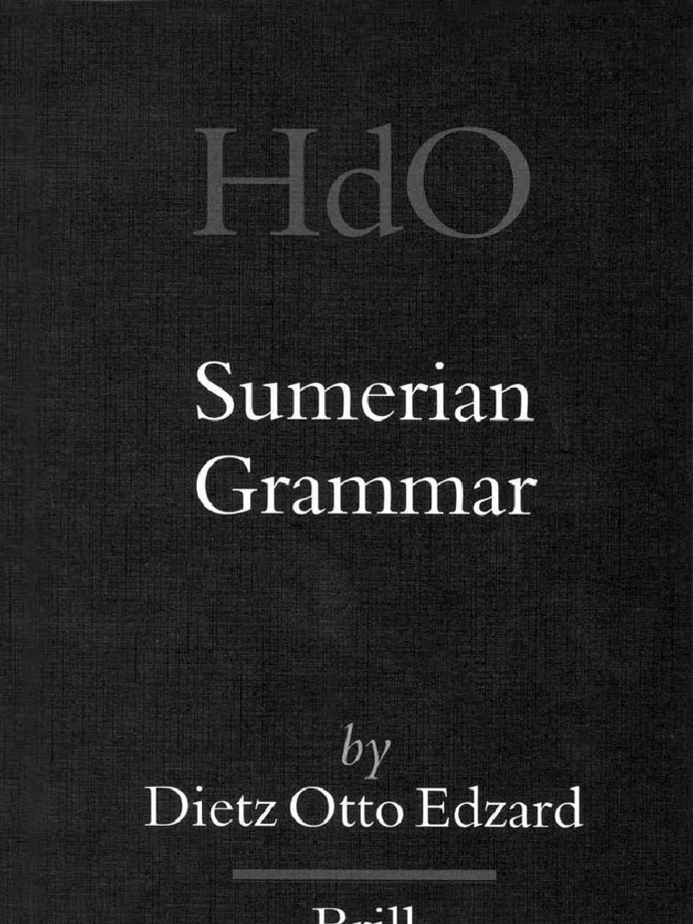 Sumerian Grammar | Grammatical Number | Syllable