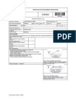 Certificado Medico Jorge Velez Araujo