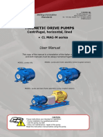 Magnetic Drive Pumps: User Manual