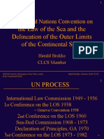 The United Nations Convention On: The Law of The Sea and The Delineation of The Outer Limits of The Continental Shelf