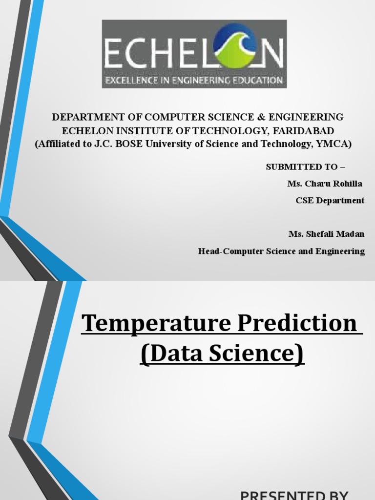 Machine Learning for Temperature Prediction | PDF | Machine Learning ...