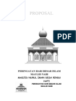 Proposal Peringatan Hari Besar Islam 2019