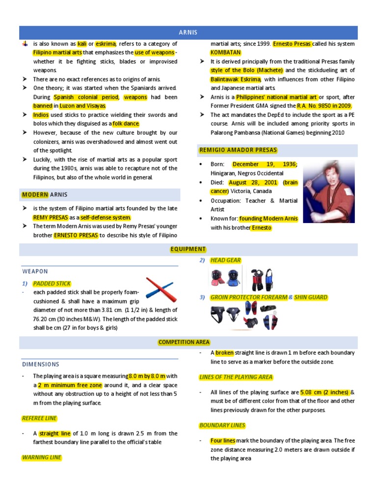 Pe Notes Pdf Foot Combat Sports
