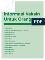 Informasi Vaksin Untuk Orangtua