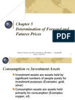 Determination of Forward and Futures Prices: John C. Hull 2017 1