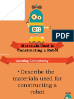 Materials Used in Constructing A Robot