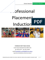 Professional Placement Induction Pack 2021