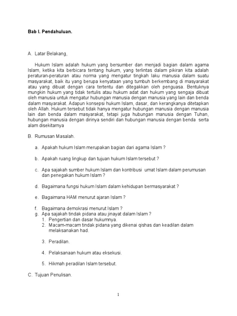 Makalah Ham Dan Demokrasi Dalam Islam Contoh Makalah