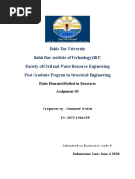 Finite Element Method in Structure Assignment-01