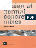 Design of Normal Concrete Mixes BRE