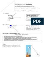 Trigonometry Word Problems