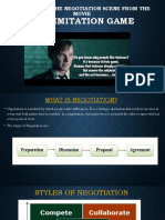 The Imitation Game: Analysis of The Negotiation Scene From The Movie