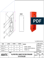 Killfire Cabinet For Fire Extinguisher With Keyholder