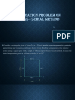 Application Problem On Gauss Seidal Method