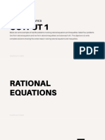 Samples of Word Problems with Rational Equations