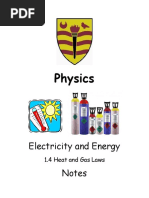 N4 Physics 1.4 - Heat & Gas Laws