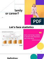 Mothers Family or Career