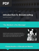 Broadcasting Principles Overview | PDF | Frequency Modulation | Modulation