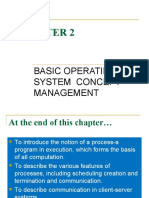 Basic Operating System Concept Management