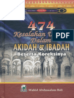 Akidah Dan Ibadat - KESALAHAN