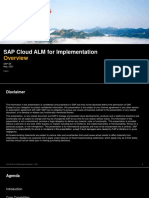 SAP Cloud ALM For Implementation